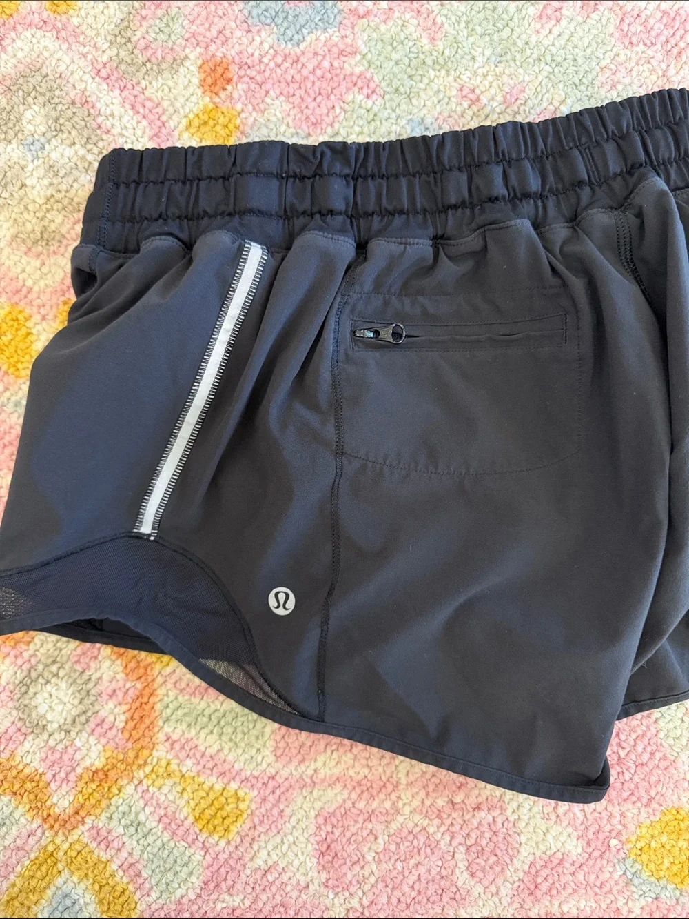 lululemon athletica Black Women's Athletic Drawcord Shorts